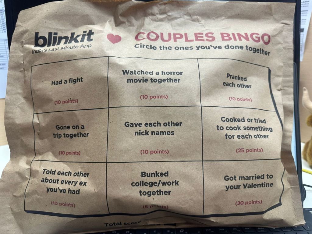 Blinkit’s Valentine’s Day