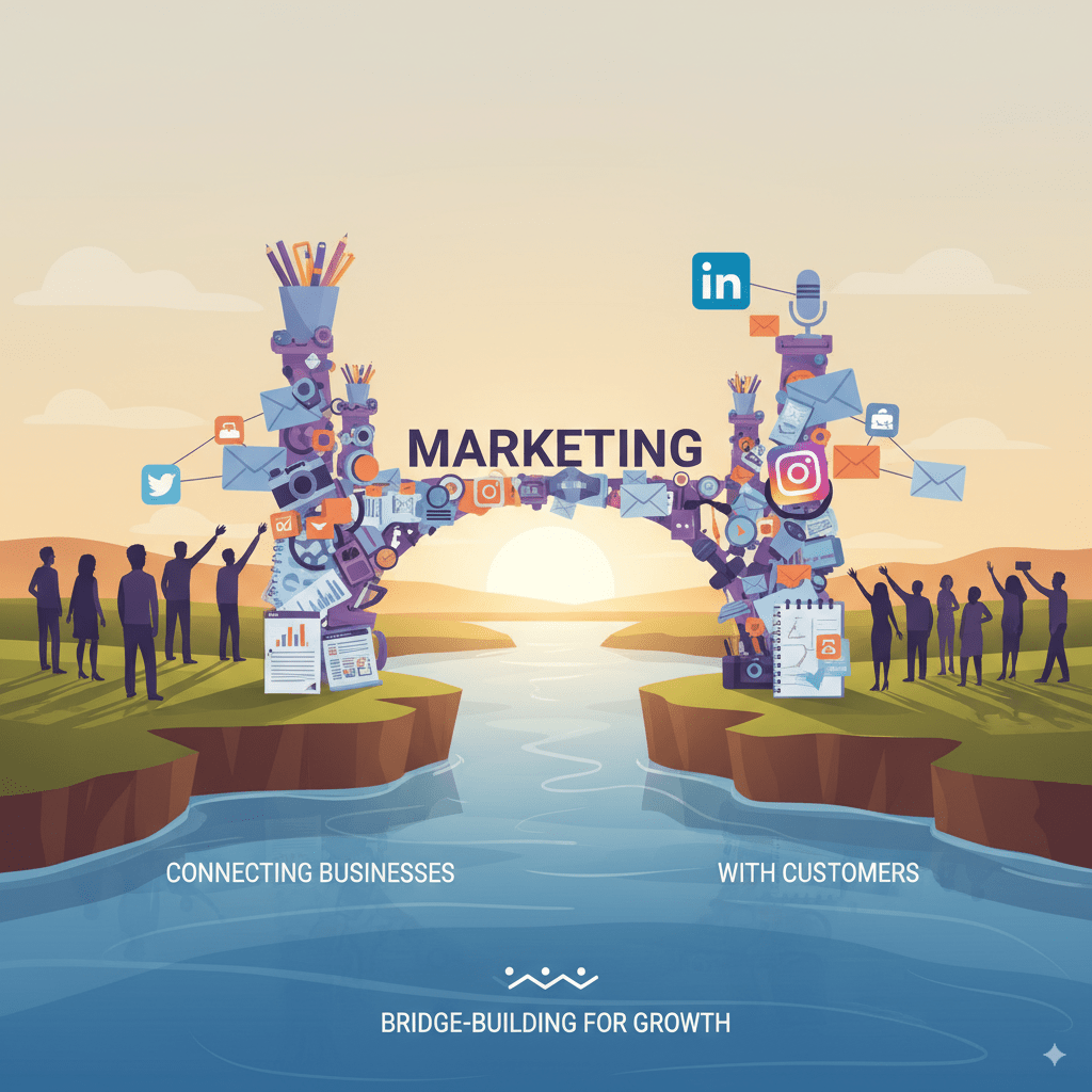 𝐌𝐚𝐫𝐤𝐞𝐭𝐢𝐧𝐠 𝐚𝐬 𝐁𝐫𝐢𝐝𝐠𝐞-𝐁𝐮𝐢𝐥𝐝𝐢𝐧𝐠